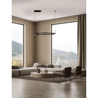 Nova Luce 9030926 LUNETTE Pendelleuchte Schwarz 2