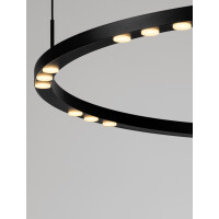Nova Luce 9030926 LUNETTE Pendelleuchte Schwarz 8