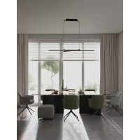 Nova Luce 9088119 AKRO Pendelleuchte Schwarz 2