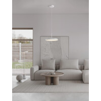 Nova Luce 9695321 OPHELIA Pendelleuchte Weiß/Holzdekor