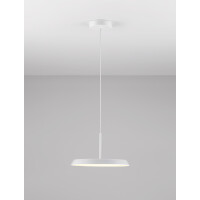 Nova Luce 9695321 OPHELIA Pendelleuchte Weiß/Holzdekor