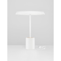 Nova Luce 9695323 OPHELIA Tischleuchte Weiß/Holzdekor 