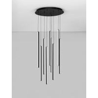 Nova Luce 9081804 GRATTA Pendelleuchte Schwarz 3
