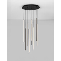 Nova Luce 9081804 GRATTA Pendelleuchte Schwarz 4
