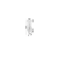Nova Luce 9081804 GRATTA Pendelleuchte Schwarz 7