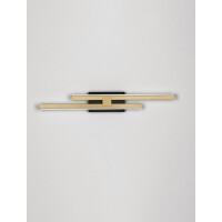 Nova Luce 9081808 AMICA Wandleuchte Gold & Schwarz 3