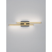 Nova Luce 9081808 AMICA Wandleuchte Gold & Schwarz 4
