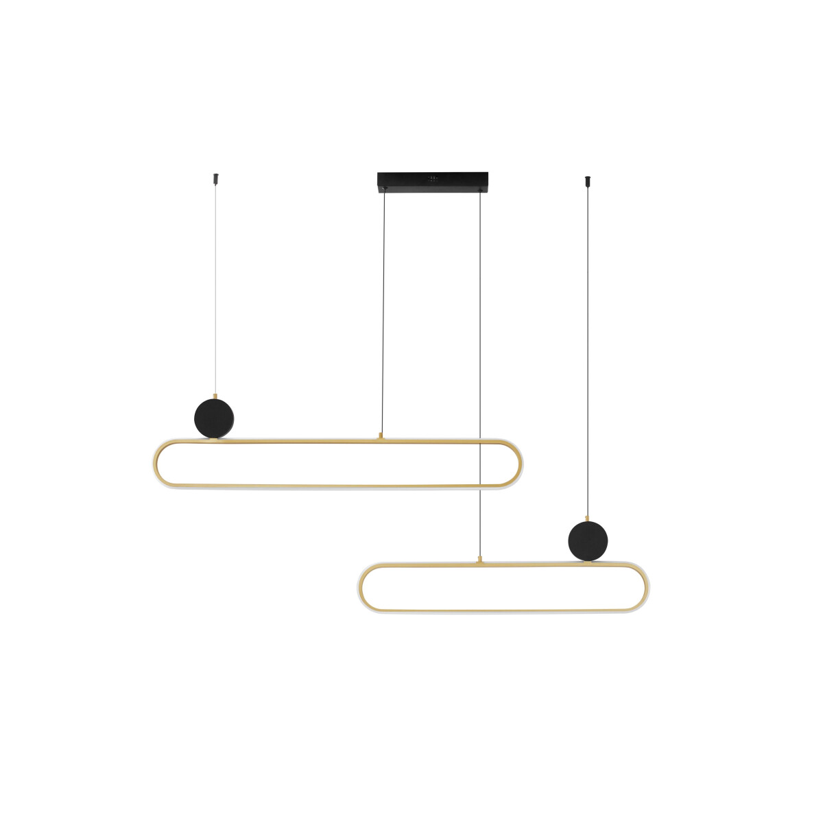 5212017468741 - 9081827 LIAISE Pendelleuchte Schwarz & Gold