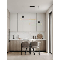 Nova Luce 9081827 LIAISE Pendelleuchte Schwarz & Gold 2