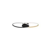 Nova Luce 9081825 AVEO Deckenleuchte Schwarz & Gold 1