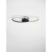 Nova Luce 9081825 AVEO Deckenleuchte Schwarz & Gold 3