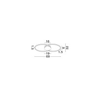 Nova Luce 9081825 AVEO Deckenleuchte Schwarz & Gold 7