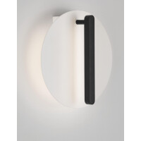 Nova Luce 9580680 NALU Wandleuchte Schwarz & Weiß 