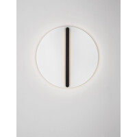 Nova Luce 9580682 NALU Wandleuchte Schwarz & Weiß 