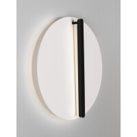 Nova Luce 9580682 NALU Wandleuchte Schwarz & Weiß 