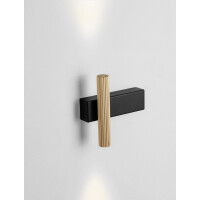 Nova Luce 9060242 PARON Wandleuchte Schwarz & Gold 5