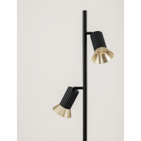 Nova Luce 9011450 LUVIA Stehlampe Schwarz/Gold 5