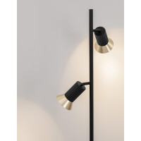 Nova Luce 9011450 LUVIA Stehlampe Schwarz/Gold 6