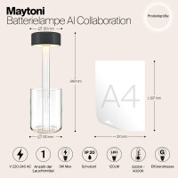 Maytoni Lumina Akku-Leuchte MOD229TL-L3B3K1 3