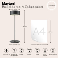 Maytoni Lumo Akku-Leuchte MOD229TL-L3B3K2 3