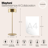 Maytoni Lioro Akku-Leuchte MOD229TL-L3G3K2 3