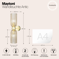 Maytoni Luxa Wandleuchte MOD302WL-02CG 4