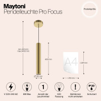 Maytoni Novella Hängeleuchte MOD161PL-01G1 3