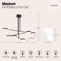 Maytoni Aurivo Hängeleuchte MOD070PL-L38B3K 3