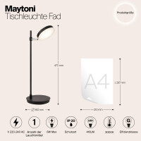 Maytoni Auriel Tischleuchte MOD070TL-L8B3K 3