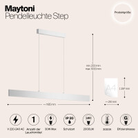 Maytoni Soliva Hängeleuchte P010PL-L30W 3