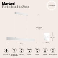 Maytoni Solaria Hängeleuchte P010PL-L23W 3