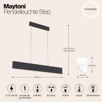 Maytoni Solero Hängeleuchte P010PL-L23B 3