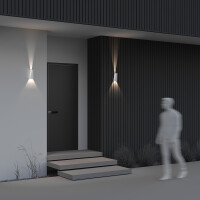 Outdoor Niro Wandleuchte weiss O580WL-L6W 5