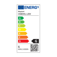 Outdoor Niro Wandleuchte weiss O580WL-L6W 8