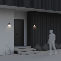 Outdoor Nirara Wandleuchte schwarz O577WL-L5B 5