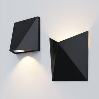 Outdoor Nirara Wandleuchte schwarz O577WL-L5B 6