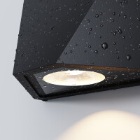 Outdoor Nirara Wandleuchte schwarz O577WL-L5B 7