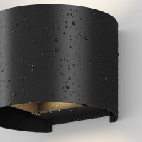 Outdoor Nirexo Wandleuchte schwarz O573WL-L6B 6