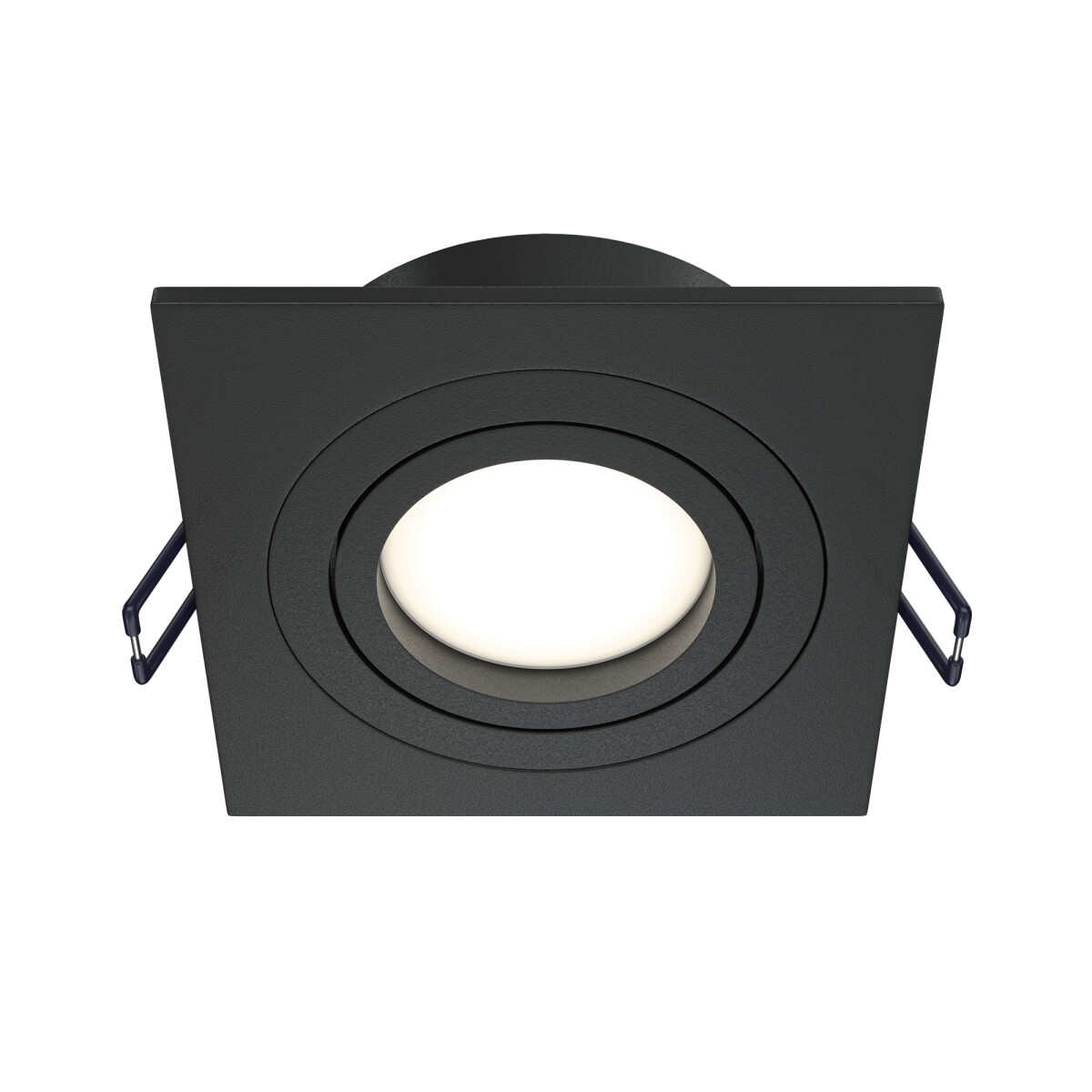 4251110060026 - Maytoni Lighting - Atom Quadratisches Einbau-Downlight Schwarz 1 Licht GU10