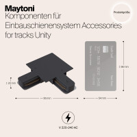 Technical  Winkelverbinder Unity eingebaut schwarz 3