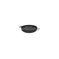 Wok aus natürlichem Stahl 40 cm mit gallery