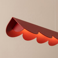 TH.737 Pendelleuchte BISCUIT 100 rot LED 3000K 4
