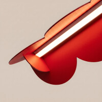 TH.737 Pendelleuchte BISCUIT 100 rot LED 3000K 6