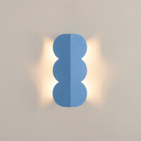 TH.764 Wandleuchte BISCUIT hellblau 7