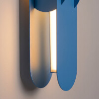 TH.767 Wandleuchte CHAIN 91 hellblau LED 3000K 4