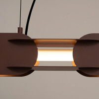 TH.780 Pendelleuchte CHAIN 91 braun LED 3000K 4