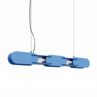 TH.782 Pendelleuchte CHAIN 91 hellblau L gallery