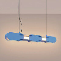 TH.782 Pendelleuchte CHAIN 91 hellblau LED 3000K 3
