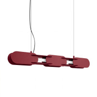 TH.784 Pendelleuchte CHAIN 91 burgund LE gallery