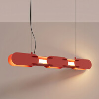 TH.786 Pendelleuchte CHAIN 91 rot LED 3000K 3